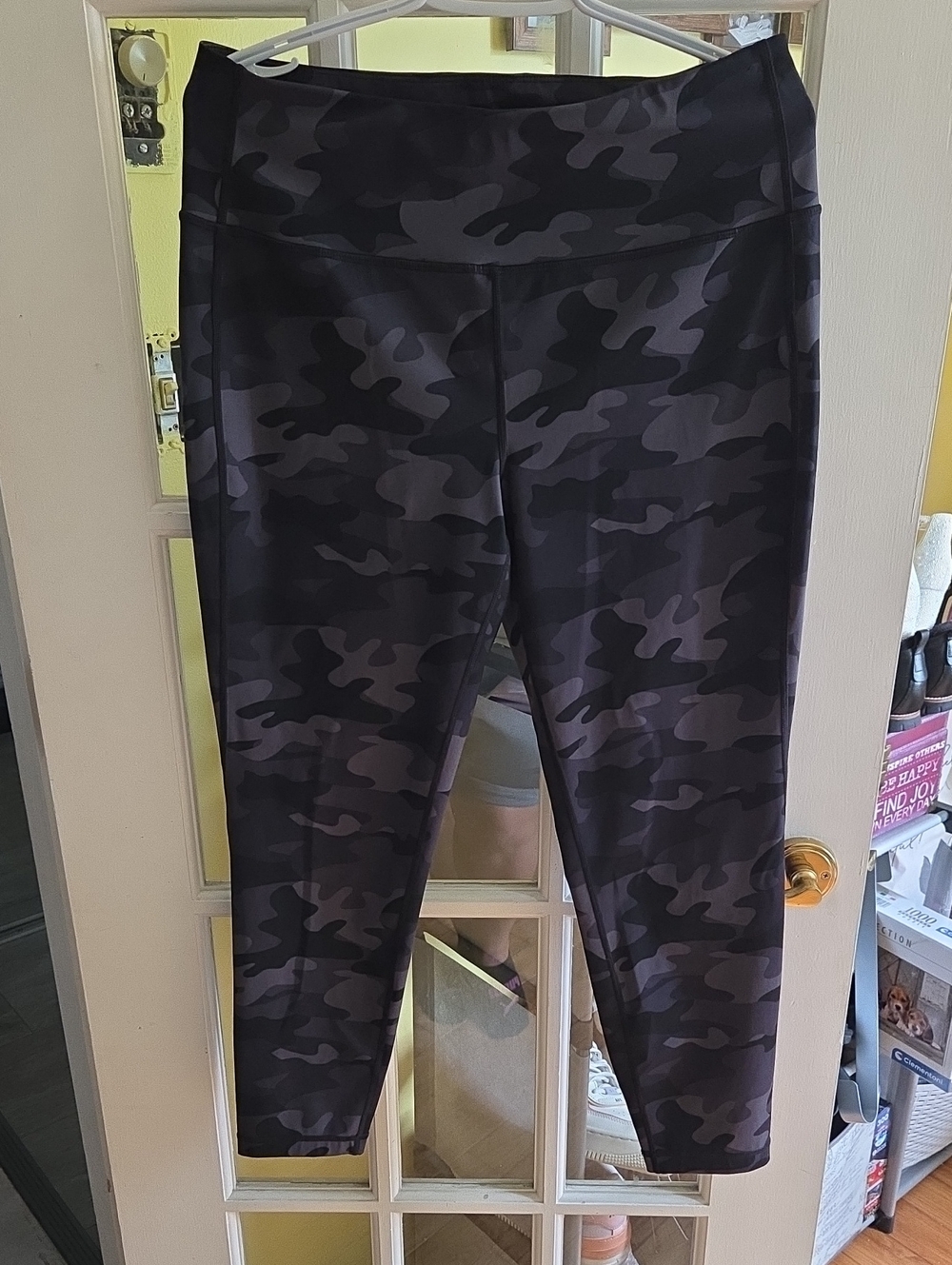 Lole Women's Black & Gray Camo High-Waist Leggings